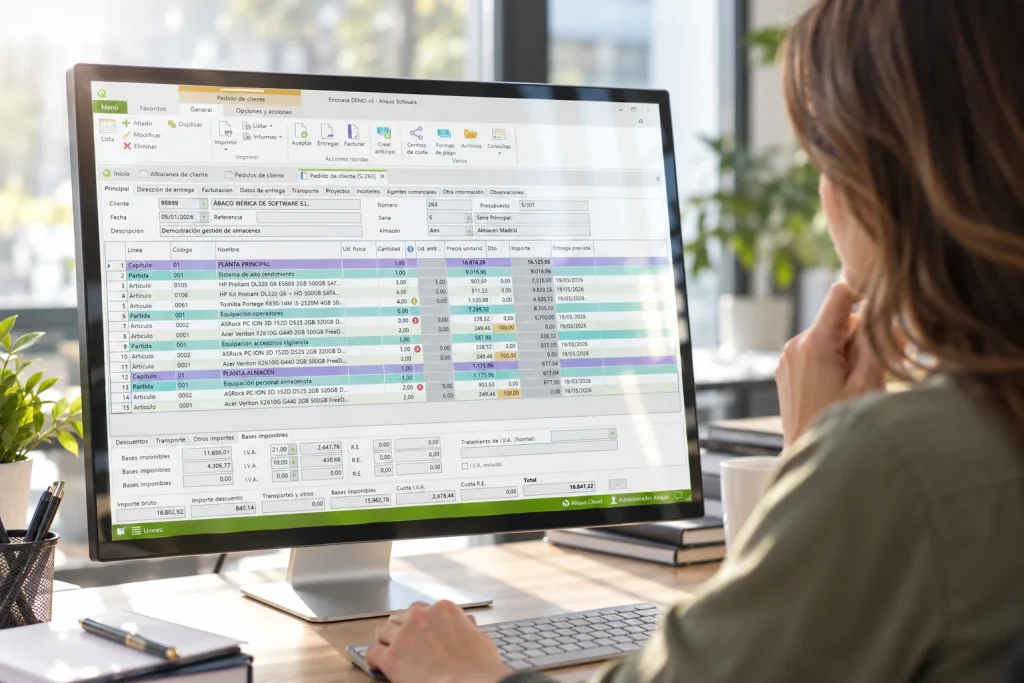Principales módulos de un ERP